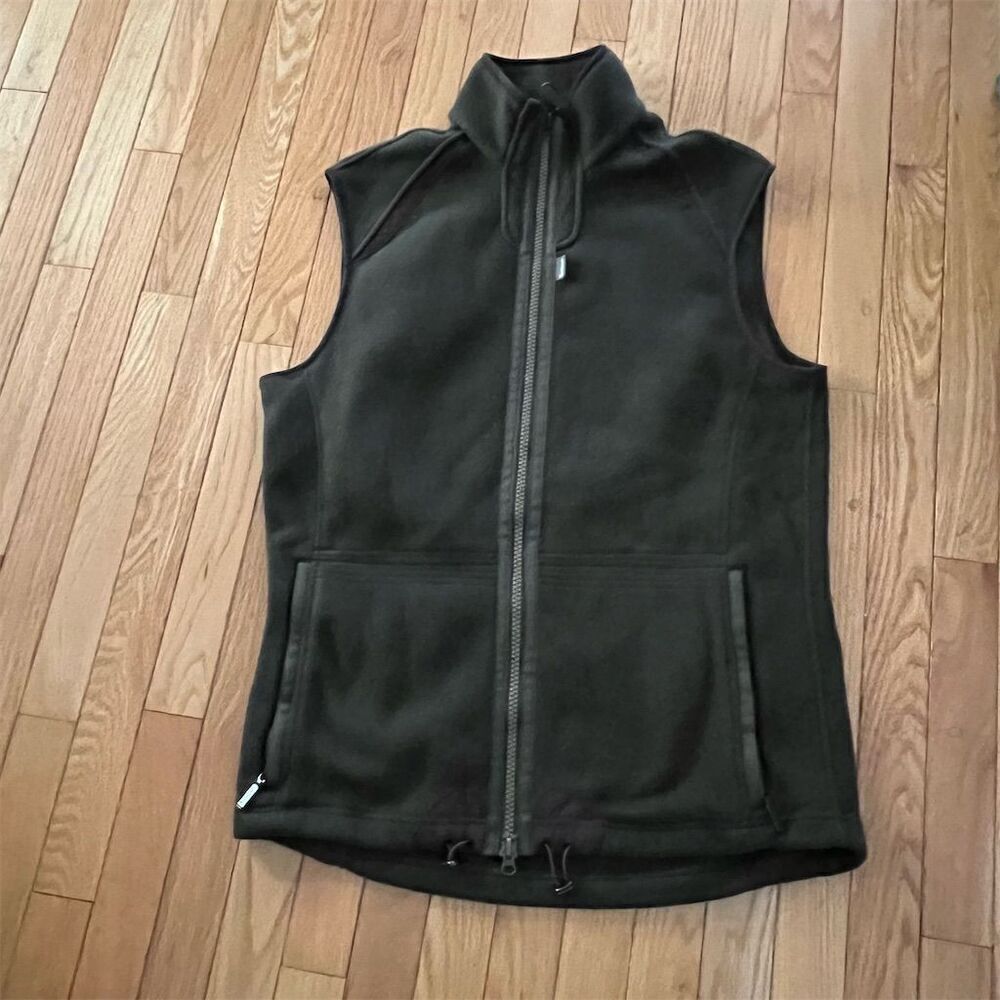 Barbour Men's Fleece Langdale Gilet Vest Black Size L Casual - Picture 1 of 16